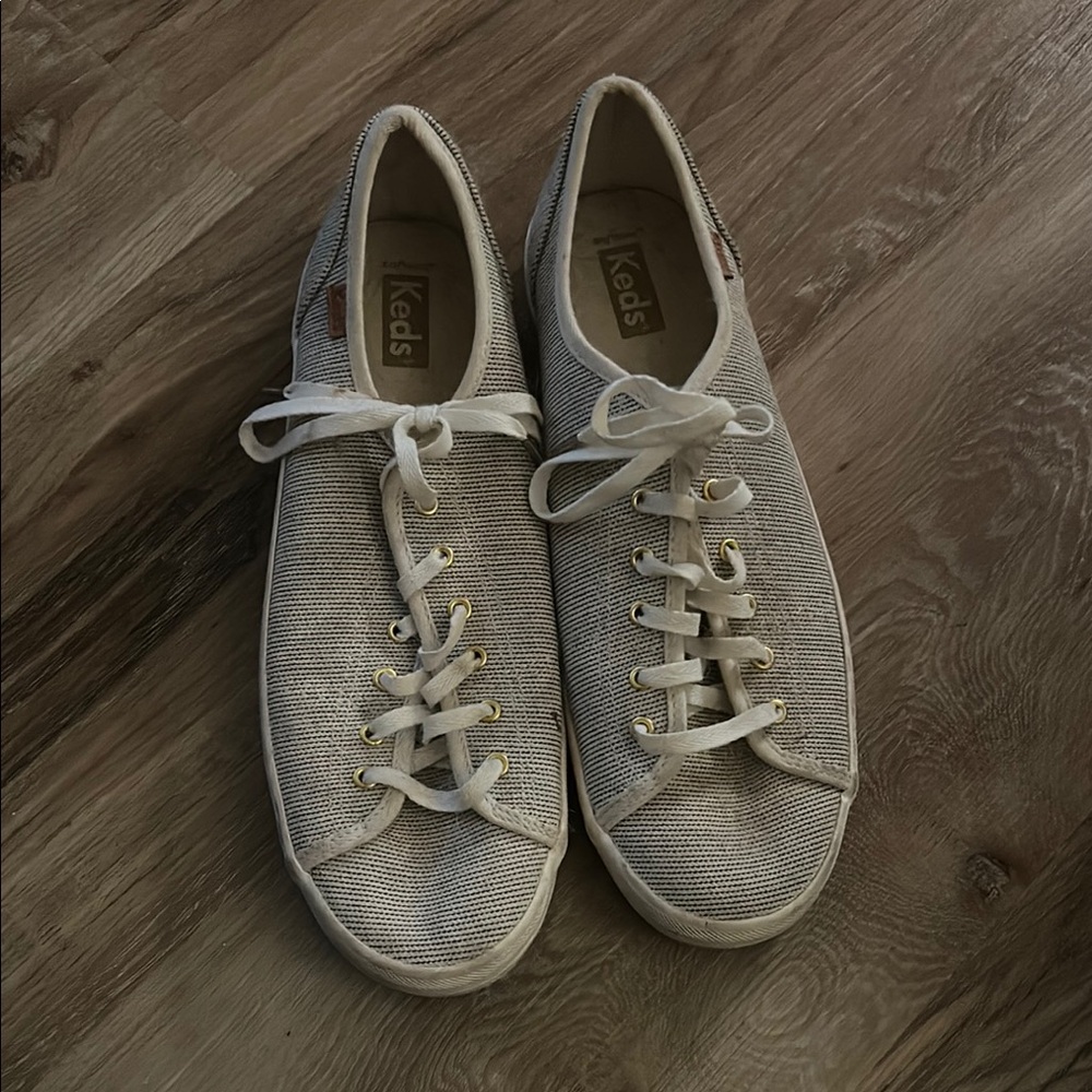 Keds Women's Sneakers in Gray and White
